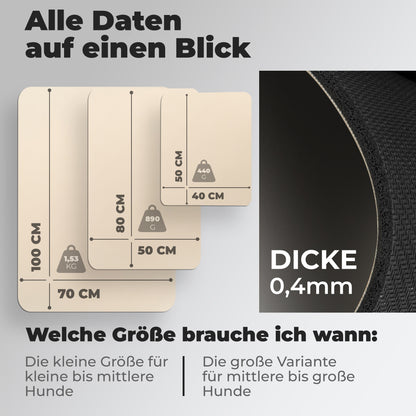 Miggo® Saugfähige Premium Napfunterlage - Beige