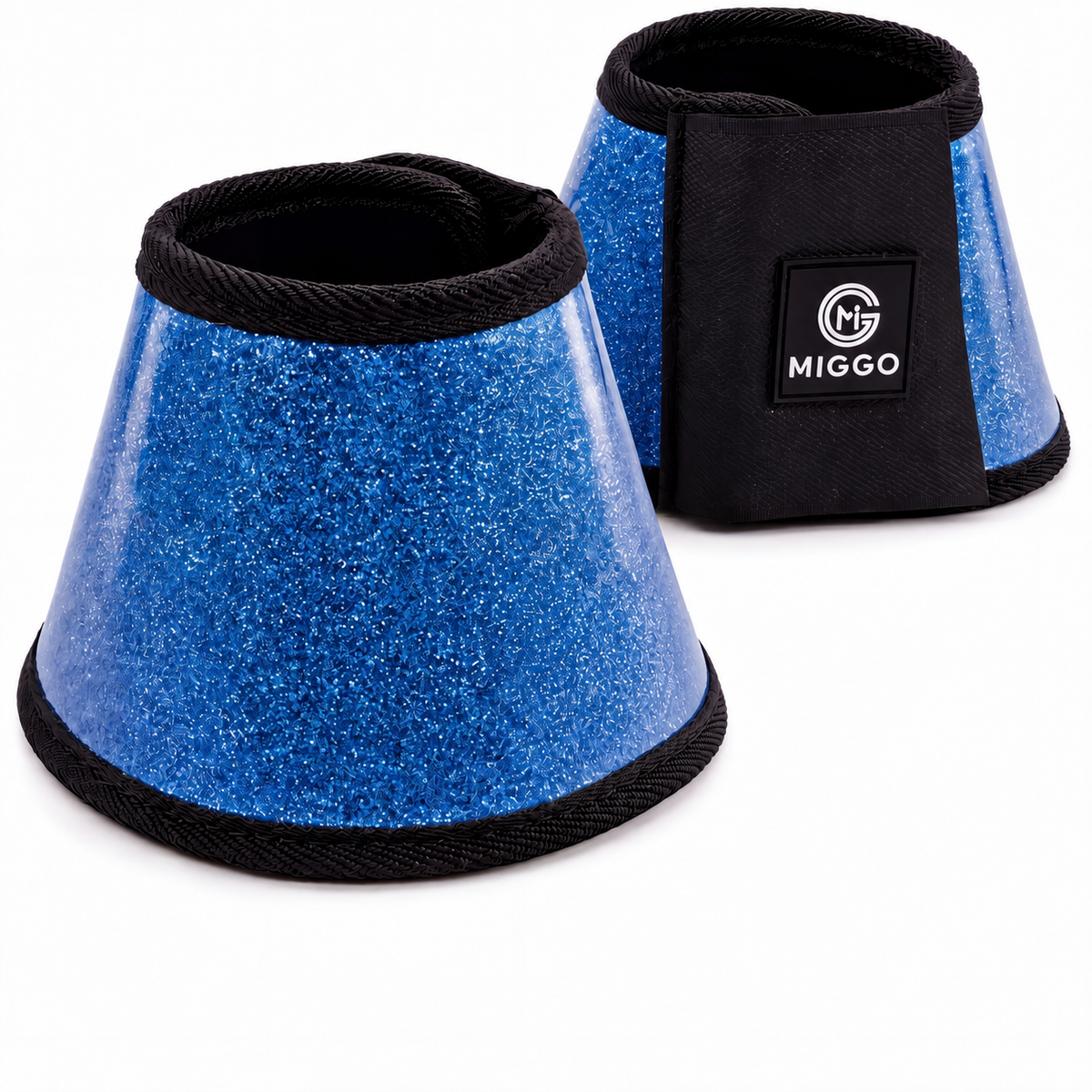 HufHeld Hufglocken & Springglocken Glitzer für Pferde und Ponys XS–XL | Blau